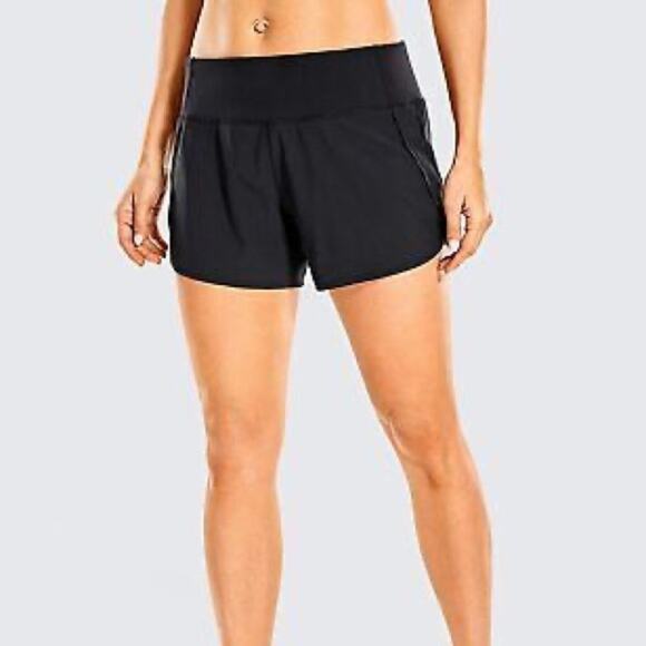 CRZ Yoga Running Shorts Women XS Quick Dry Workout Athletic Activewear Gorpcore - Picture 1 of 13